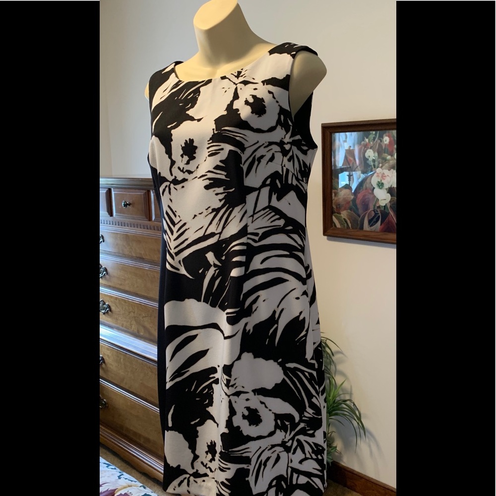 Black & White Dress , Connected Petite